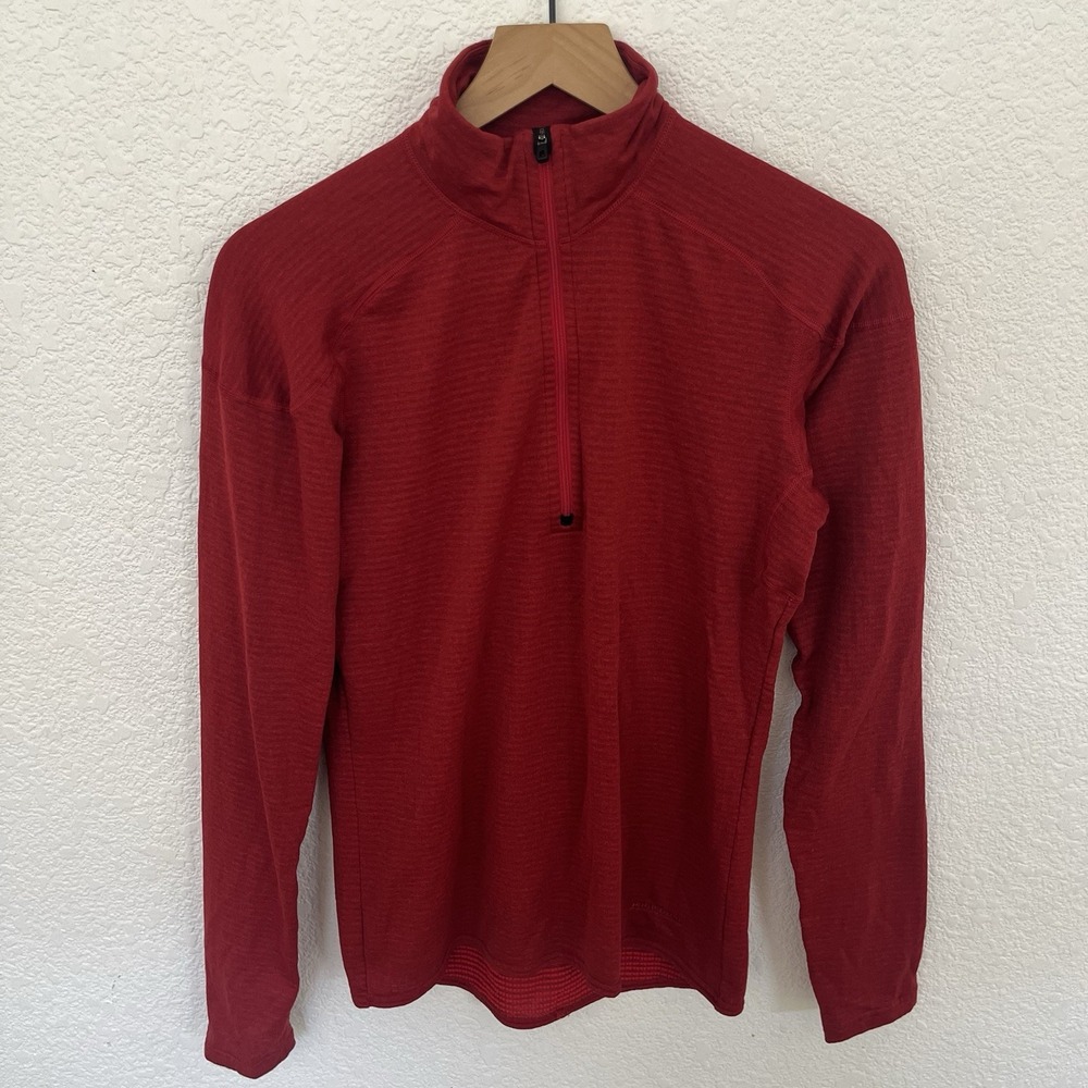 Patagonia Capilene Thermal Weight 1/4 Zip Men's S Red Baselayer